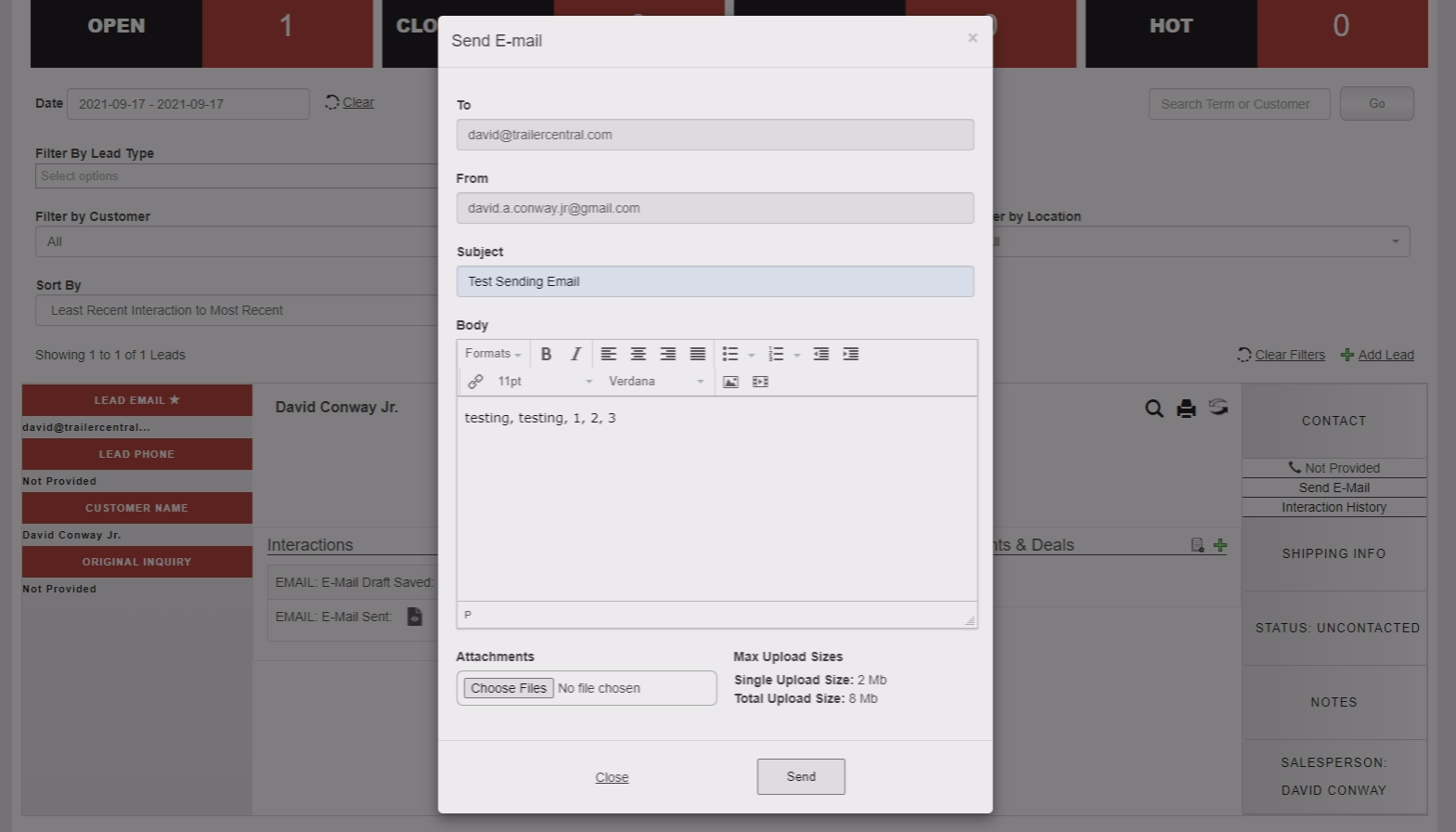 Send Email